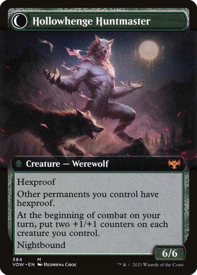 Back face of Hollowhenge Huntmaster
