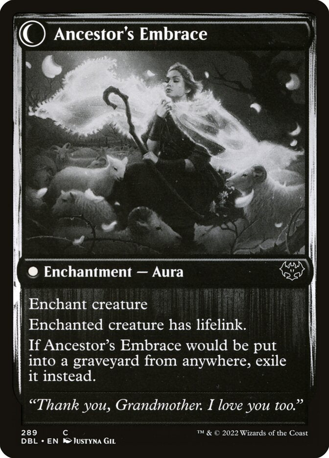 Back face of Ancestor's Embrace