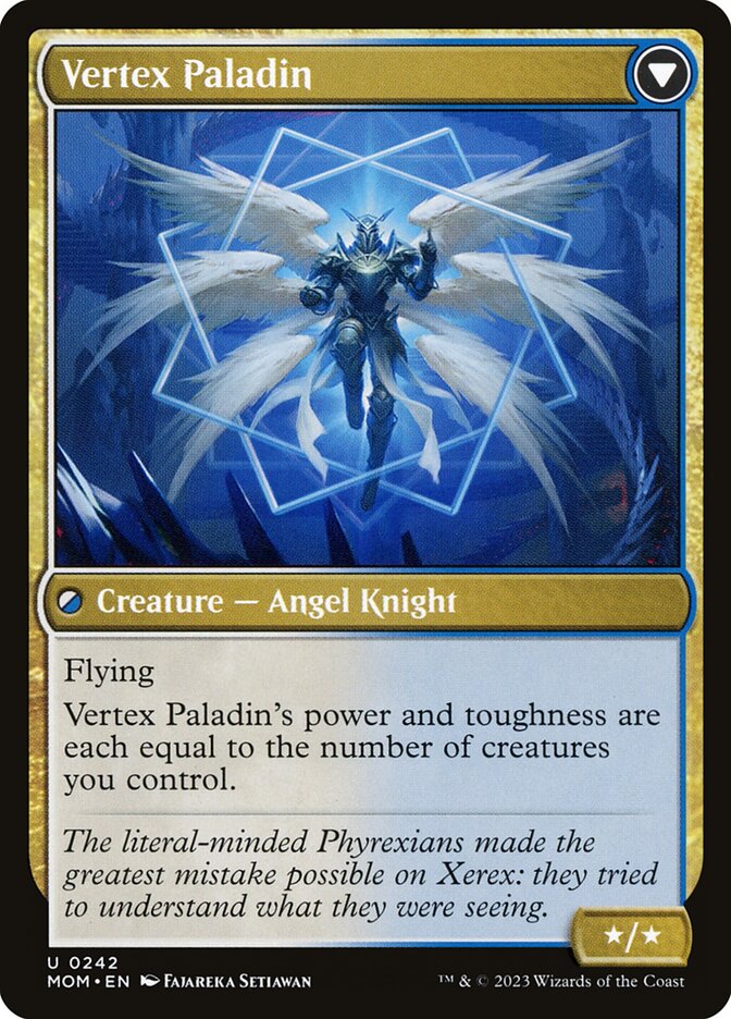 Back face of Vertex Paladin