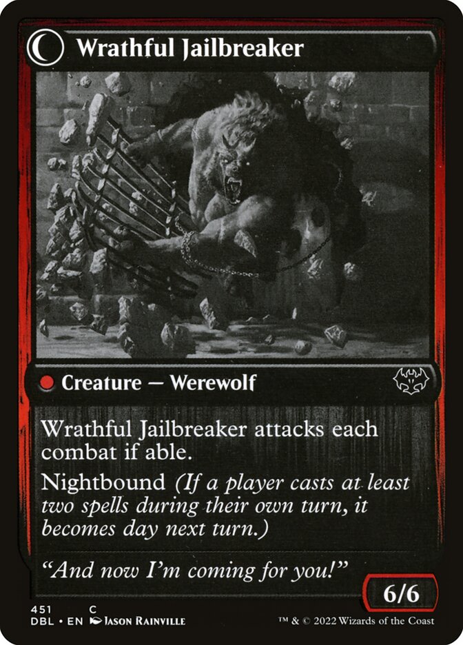 Back face of Wrathful Jailbreaker