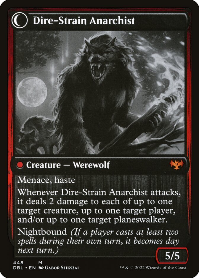 Back face of Dire-Strain Anarchist