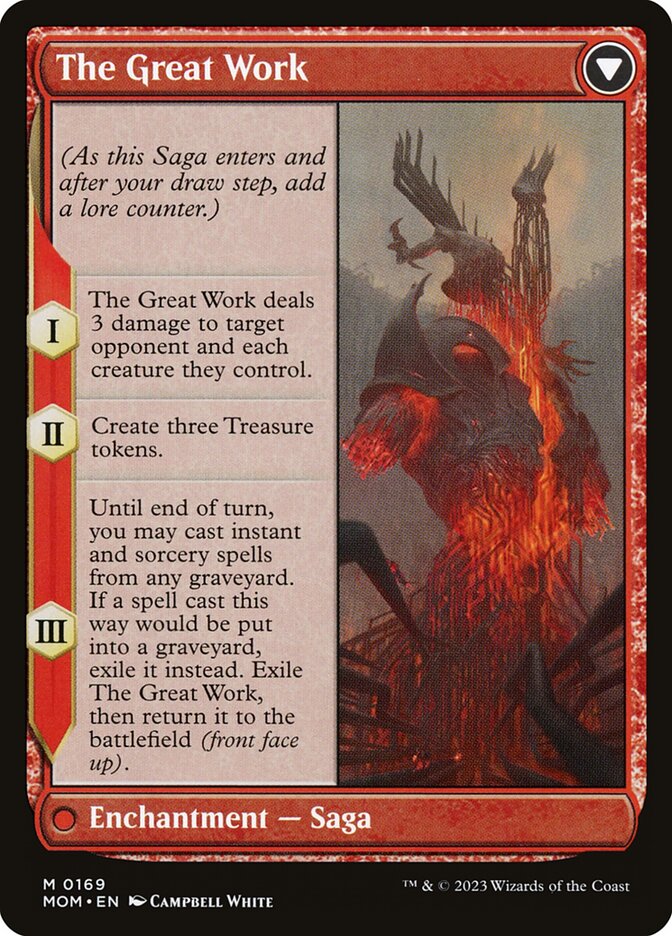 Back face of The Great Work