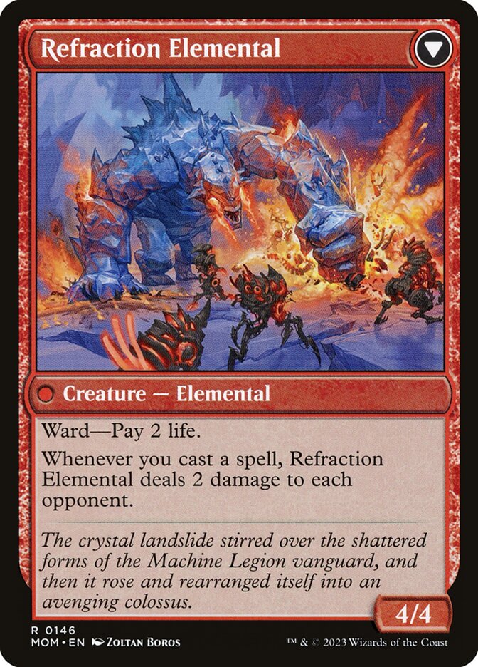 Back face of Refraction Elemental
