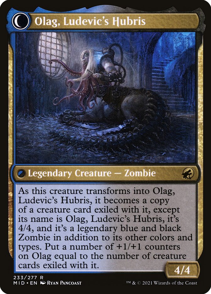 Back face of Olag, Ludevic's Hubris