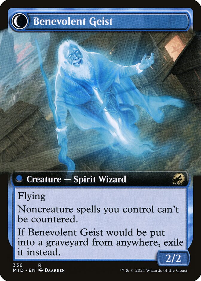Back face of Benevolent Geist