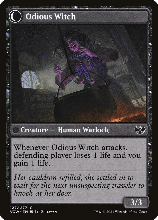 Back face of Odious Witch