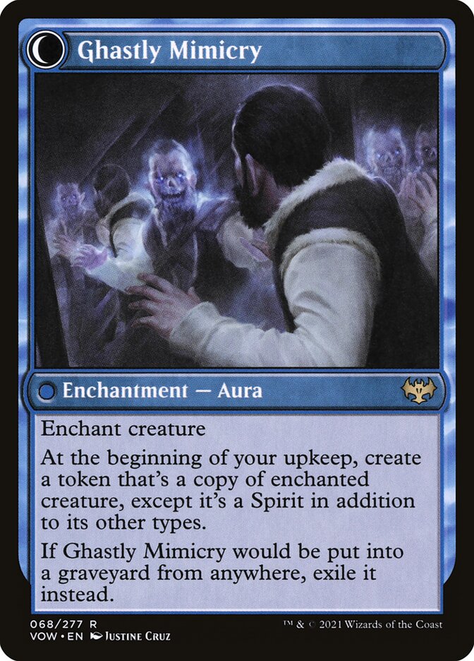 Back face of Ghastly Mimicry
