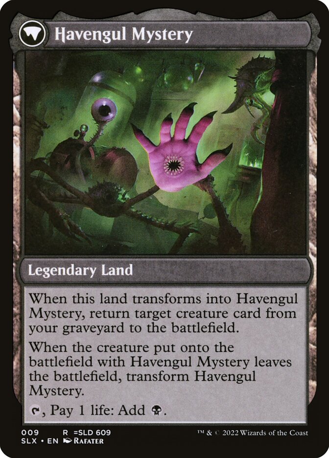 Back face of Havengul Mystery