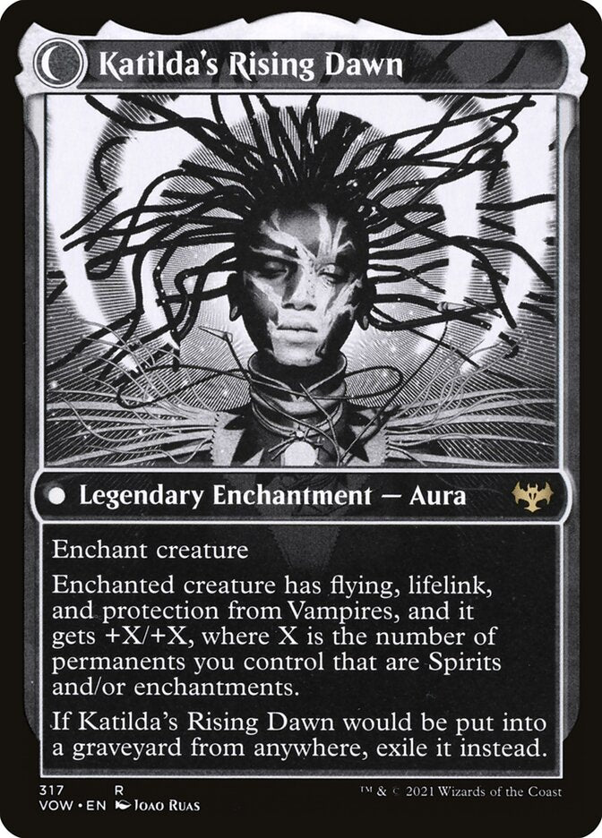 Back face of Katilda's Rising Dawn