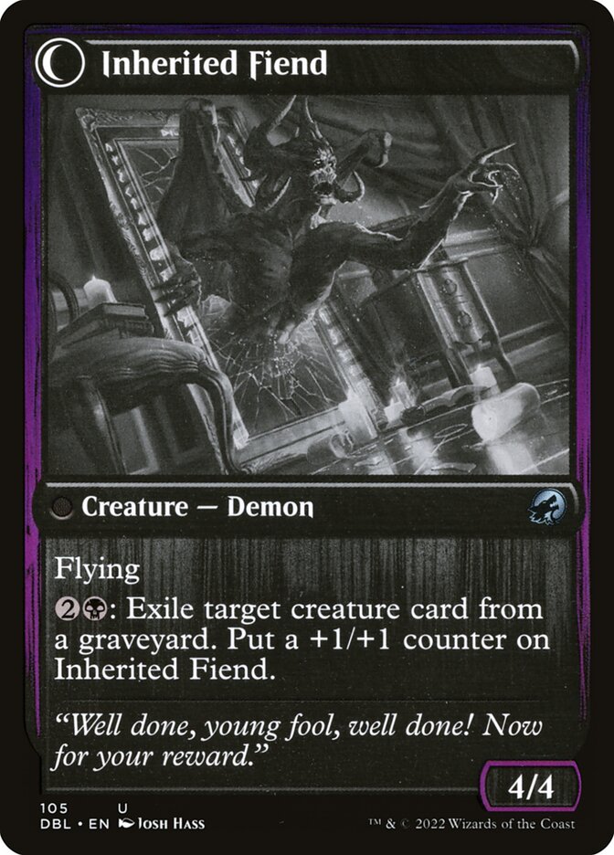 Back face of Inherited Fiend