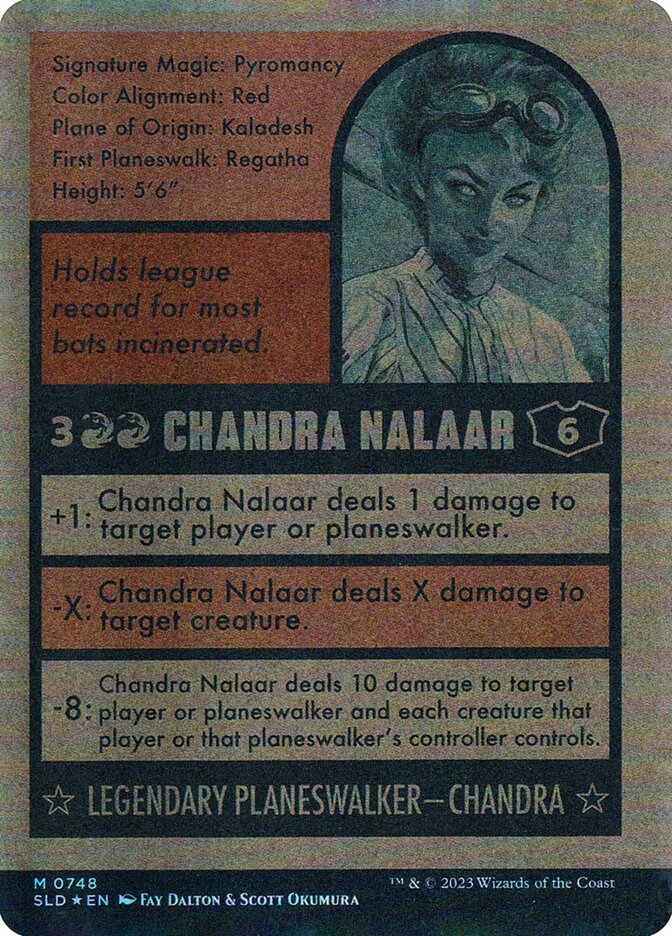 Back face of Chandra Nalaar