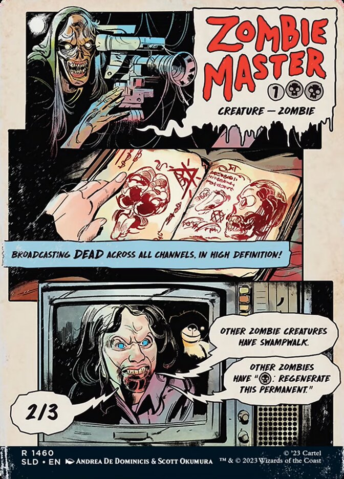 Back face of Zombie Master