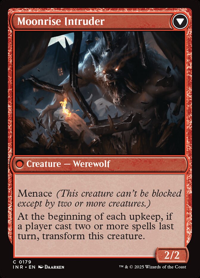 Back face of Moonrise Intruder