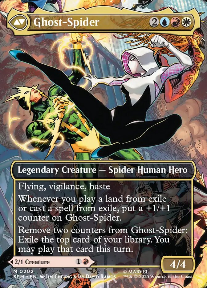 Back face of Ghost-Spider
