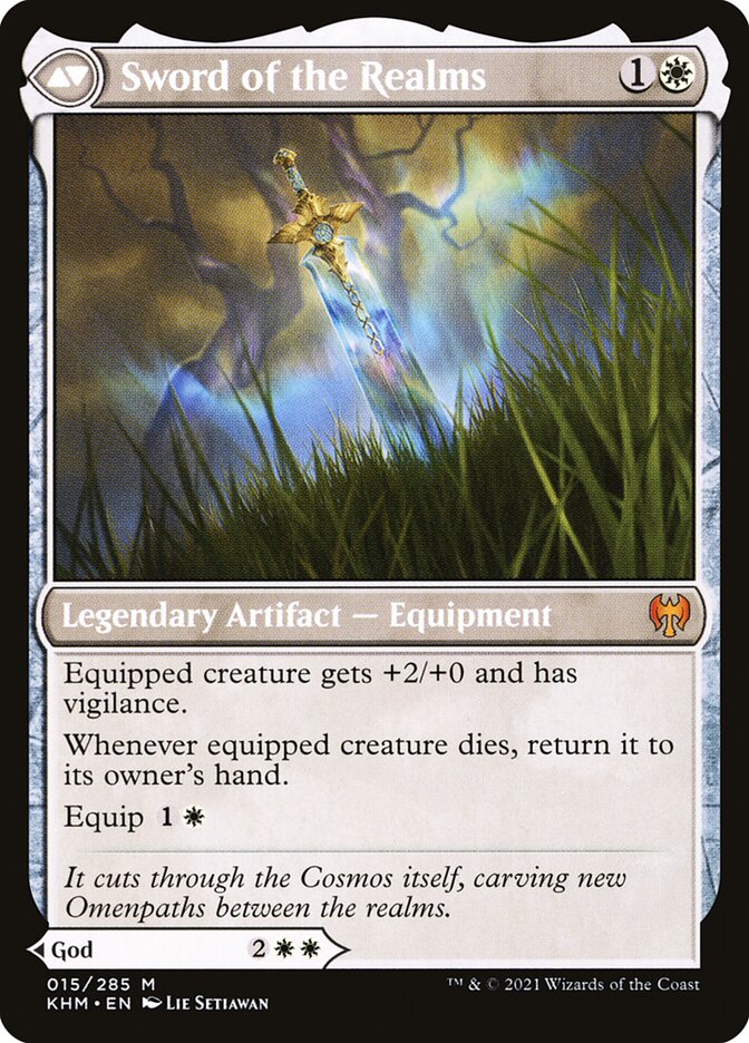 Back face of Sword of the Realms