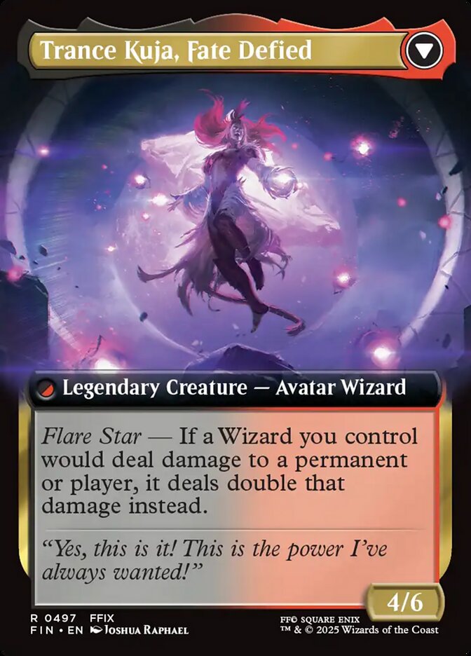 Back face of Trance Kuja, Fate Defied