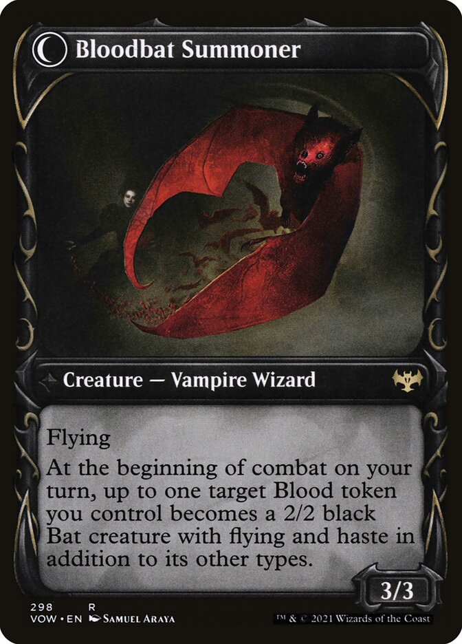 Back face of Bloodbat Summoner