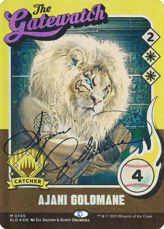 Ajani Goldmane 745 Autographed|1|0|0.00