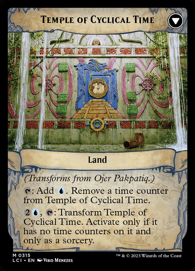 Back face of Temple of Cyclical Time