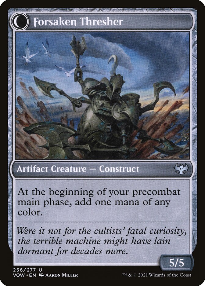 Back face of Forsaken Thresher