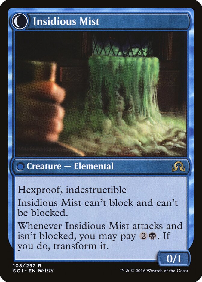 Back face of Insidious Mist