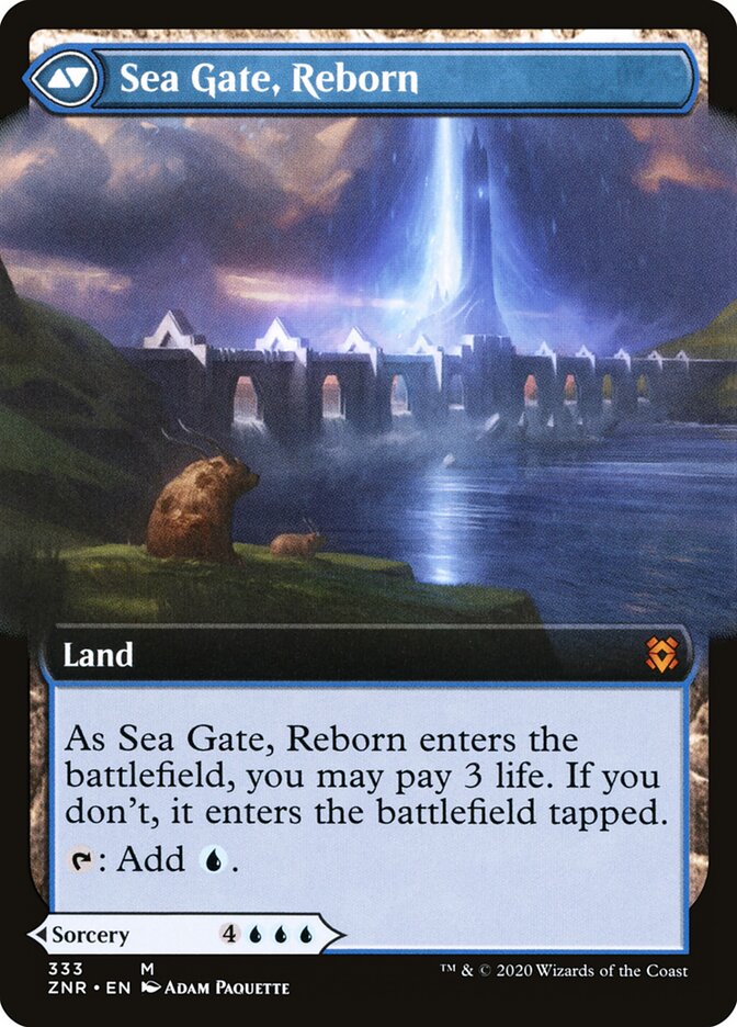 Back face of Sea Gate, Reborn