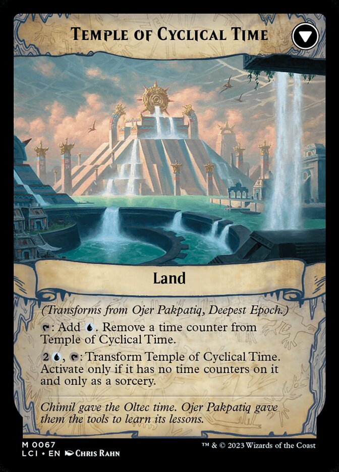 Back face of Temple of Cyclical Time