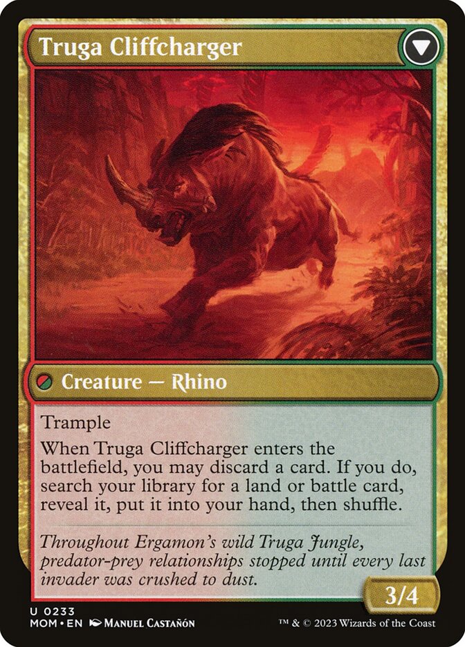 Back face of Truga Cliffcharger