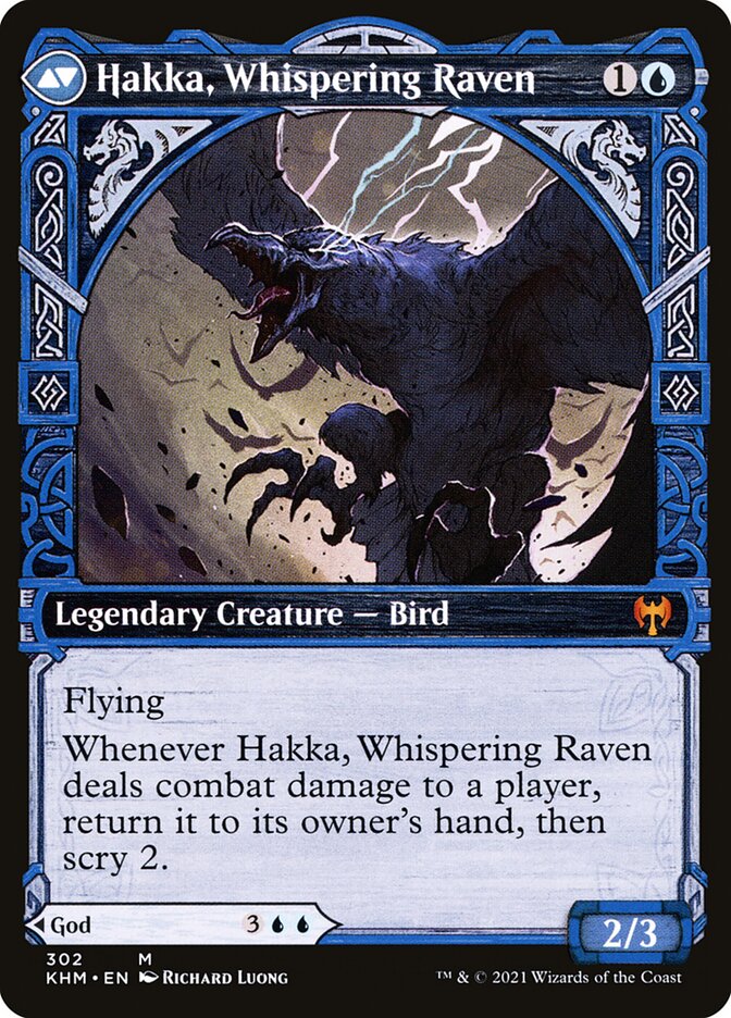Back face of Hakka, Whispering Raven