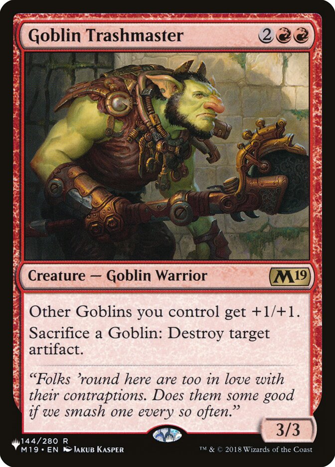 Goblin Trashmaster|0|0|0.00