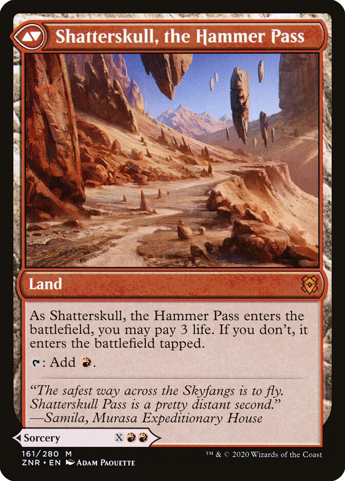 Back face of Shatterskull, the Hammer Pass