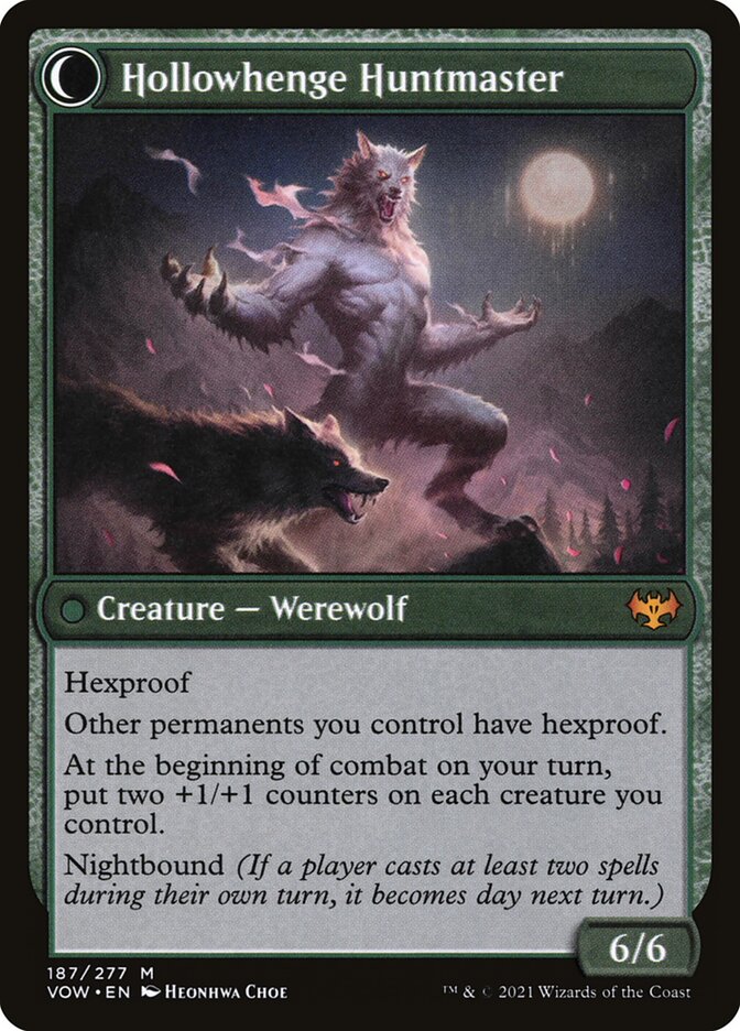Back face of Hollowhenge Huntmaster