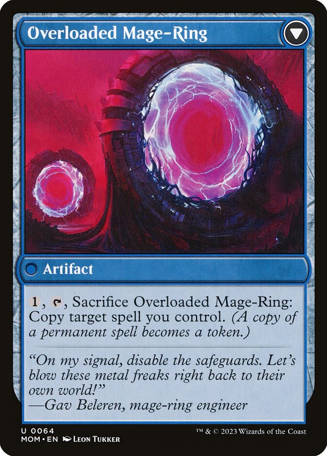 Back face of Overloaded Mage-Ring