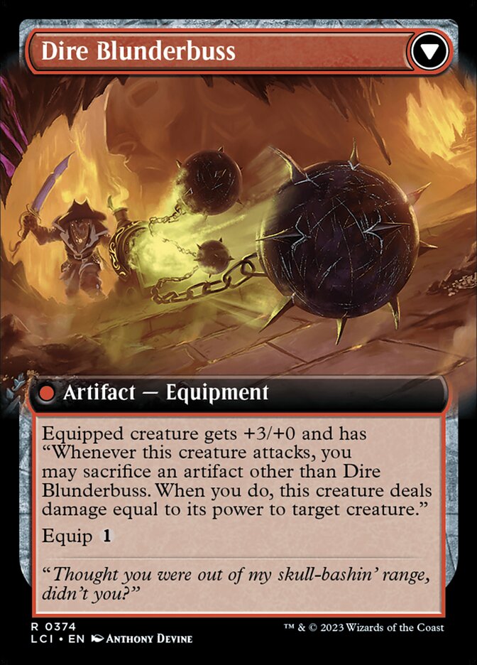 Back face of Dire Blunderbuss