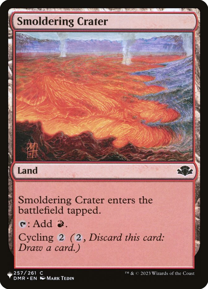 Smoldering Crater (The List) Light Play