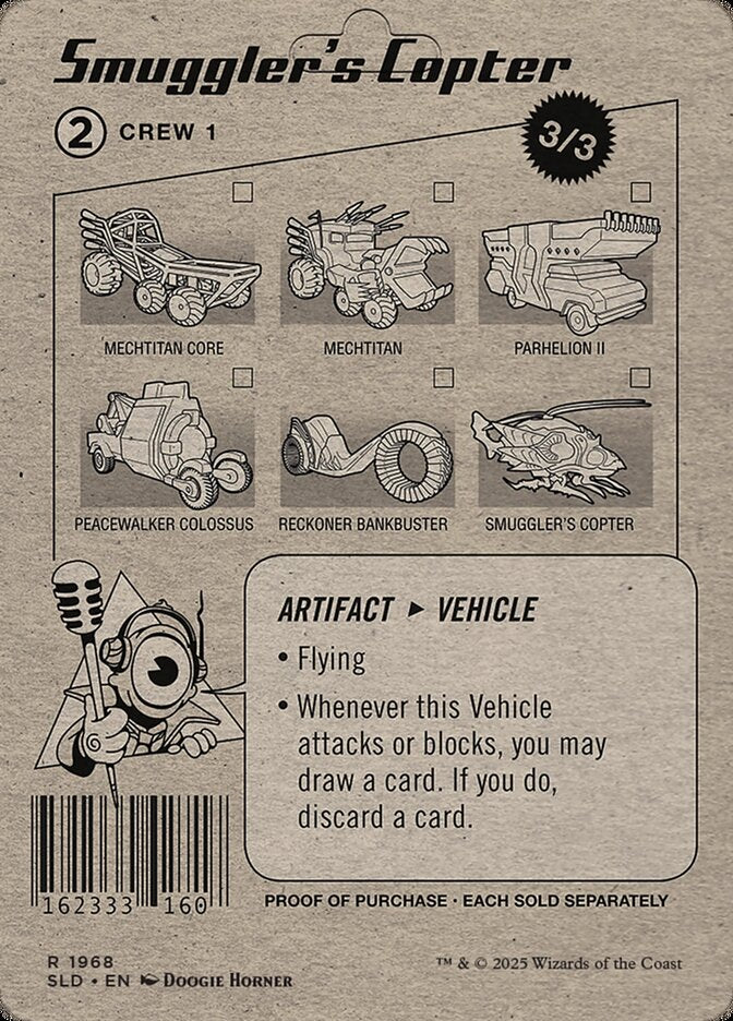 Back face of Smuggler's Copter