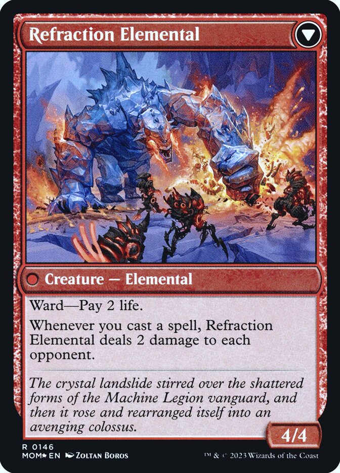 Back face of Refraction Elemental