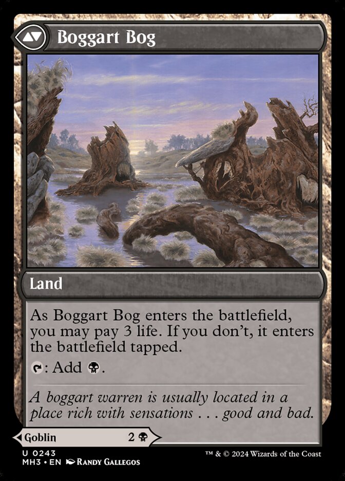 Back face of Boggart Bog