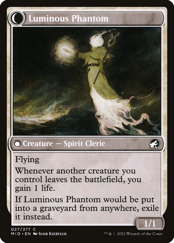 Back face of Luminous Phantom