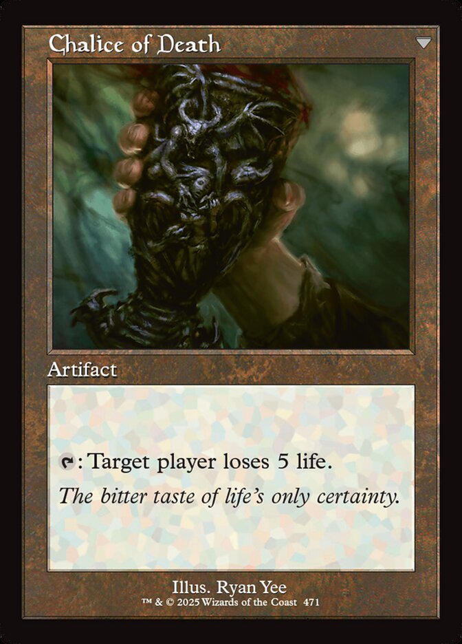 Back face of Chalice of Death