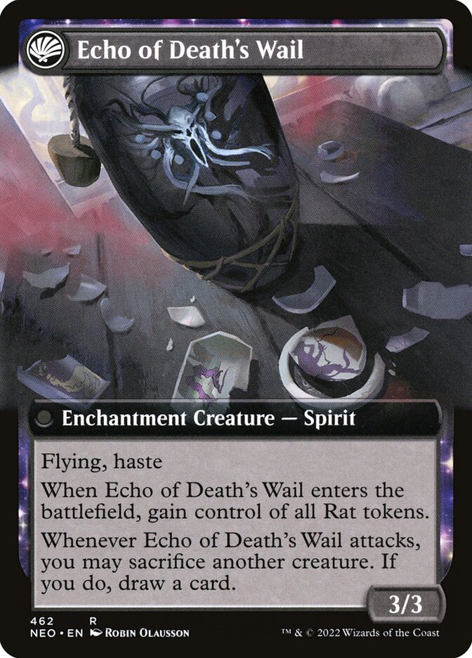 Back face of Echo of Death's Wail