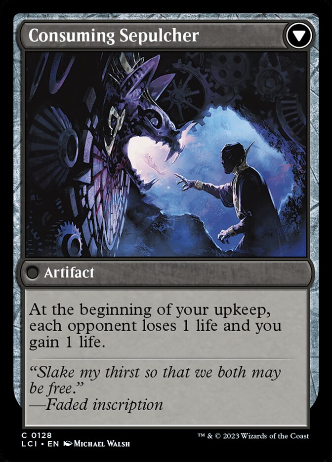 Back face of Consuming Sepulcher