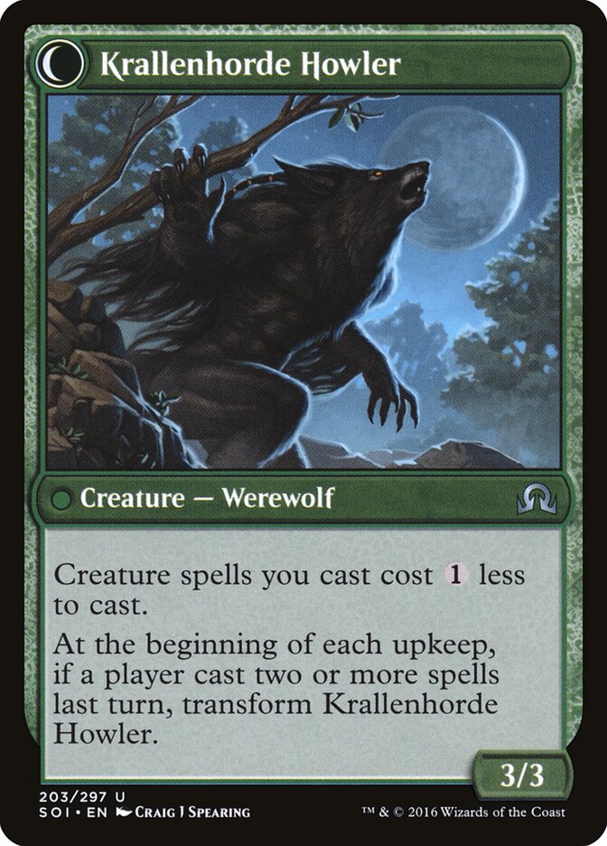 Back face of Krallenhorde Howler