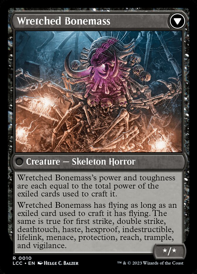 Back face of Wretched Bonemass