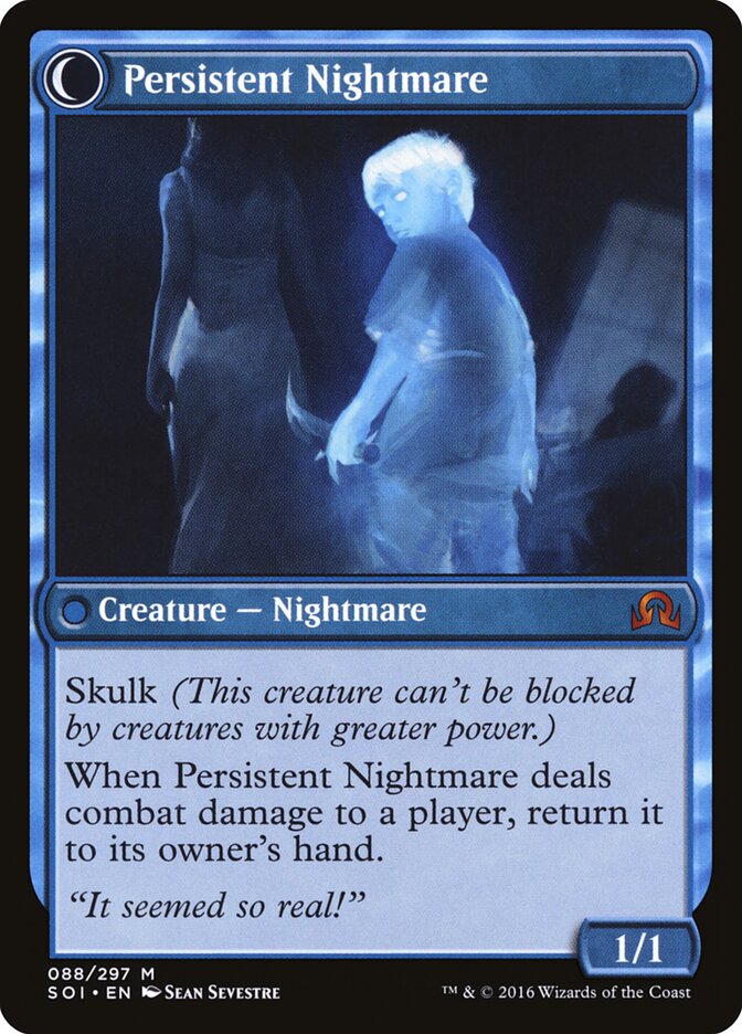 Back face of Persistent Nightmare