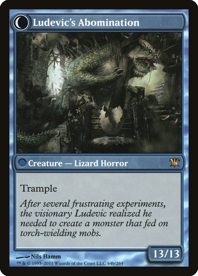 Back face of Ludevic's Abomination
