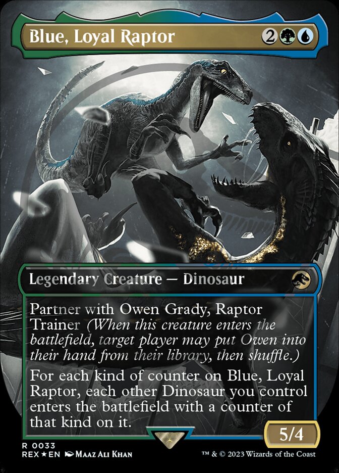Blue, Loyal Raptor (rex 33)
