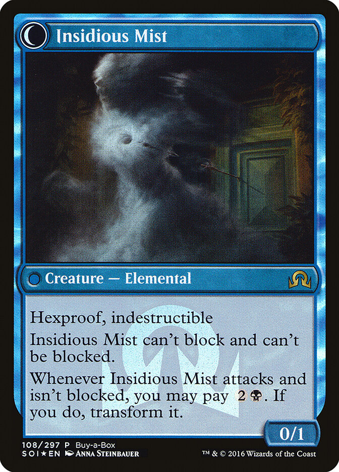 Back face of Insidious Mist