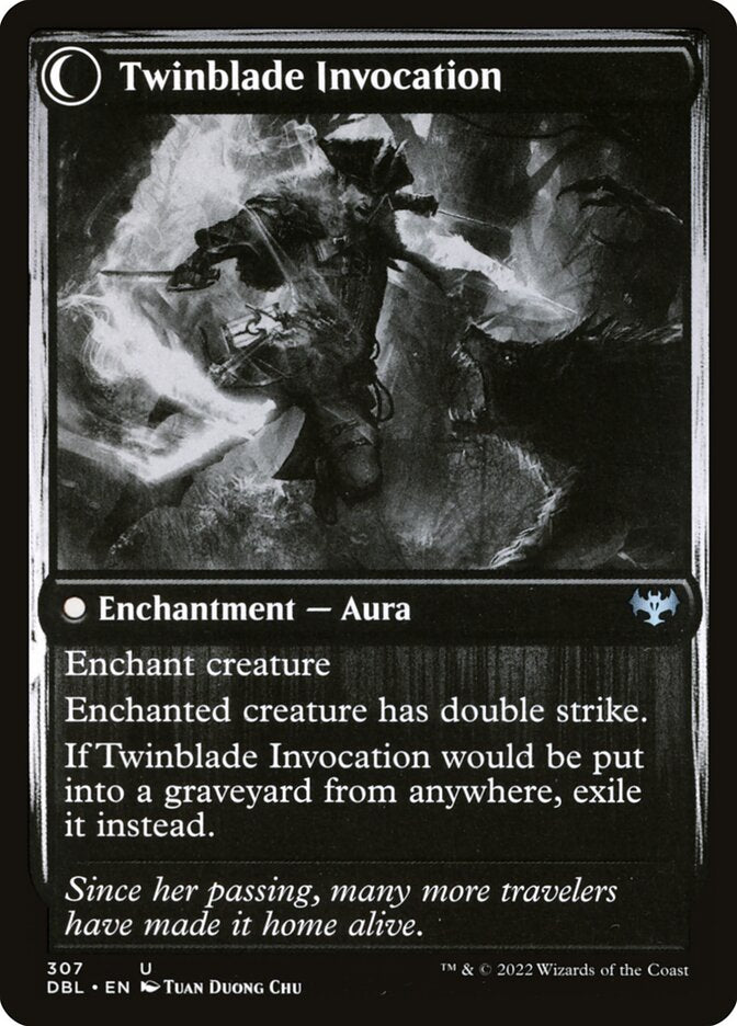 Back face of Twinblade Invocation