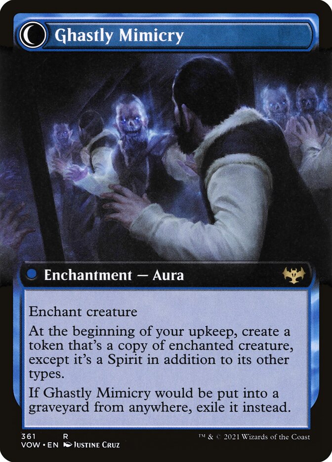 Back face of Ghastly Mimicry
